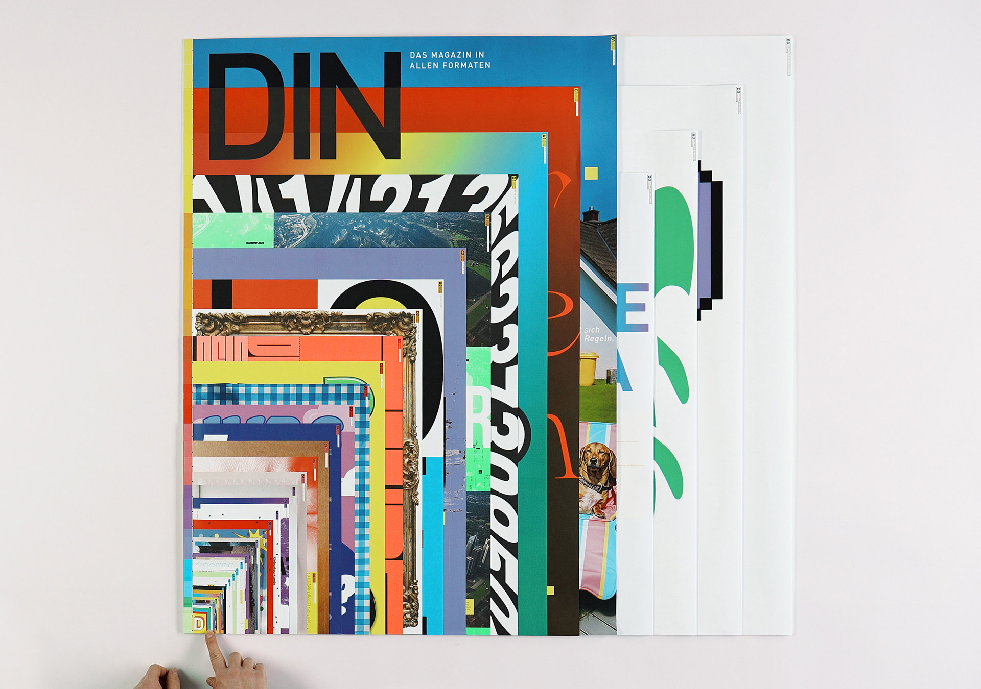 The DIN magazine in full view