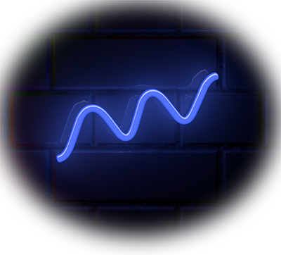 a decorative neon sign design