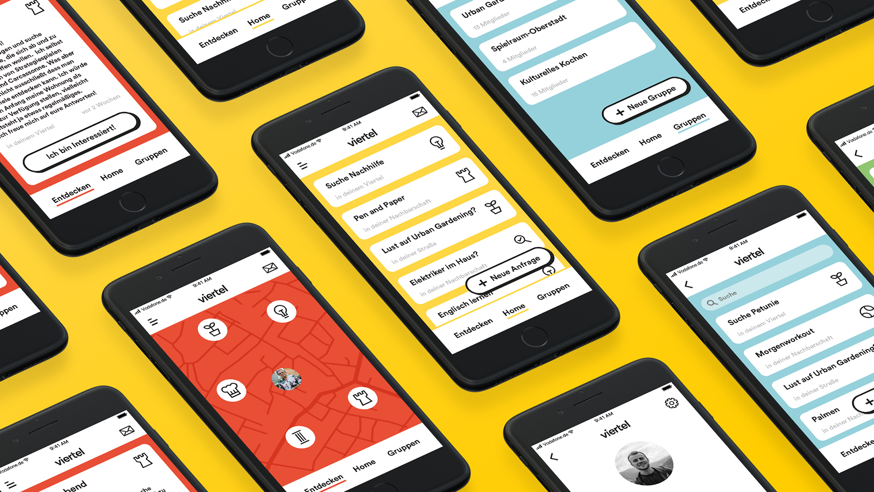 the viertel app design